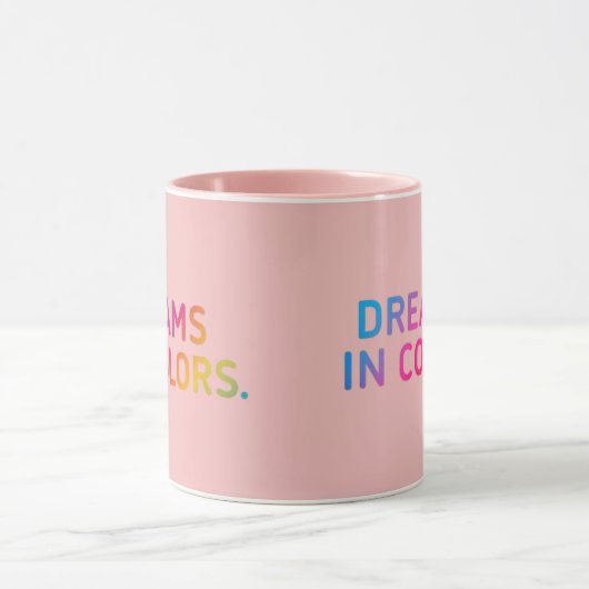 Dromen in kleuren Mok (Midden)