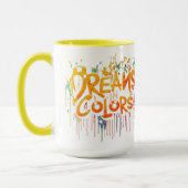 Dromen in kleuren mok (Links)