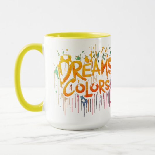 Dromen in kleuren mok (Links)