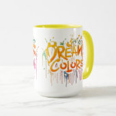 Dromen in kleuren mok (Voorkant rechts)