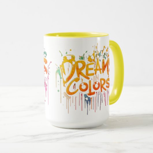 Dromen in kleuren mok (Voorkant rechts)