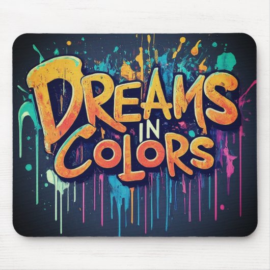 Dromen in kleuren Mousepad Muismat (Voorkant)