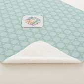 Dromen in kleuren sherpa deken (3/4)