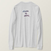 Dromen in kleuren T-shirt (Design achterkant)