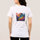 Dromen in kleuren Tri-Blend shirt (Achterkant)