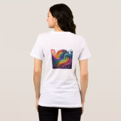 Dromen in kleuren Tri-Blend shirt (Achterkant volledig)