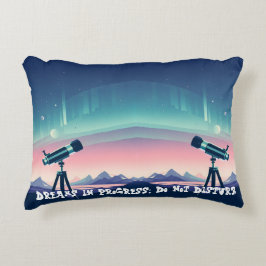 Dromen in uitvoering; niet storen accent kussen
