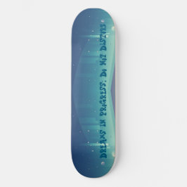 Dromen in uitvoering; niet storen persoonlijk skateboard