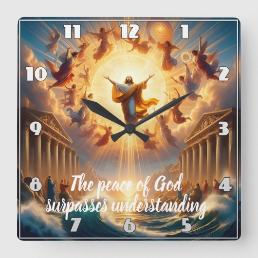 Dromen inluiden vierkante klok (Voorkant)