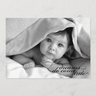 Dromen Komen Echt Uit {Geboorteaankondiging} Aankondiging