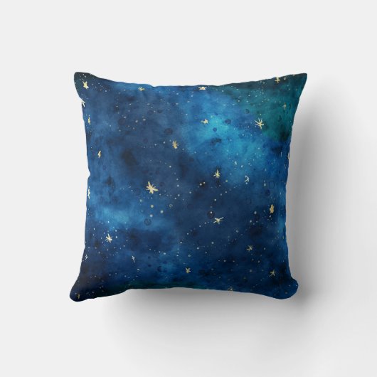 Dromen komen echt uit Maan Sterren gepersonaliseer Kussen (Achterkant)