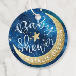 Dromen komen echt uit Moon Stars Baby shower Bedankjes Labels
