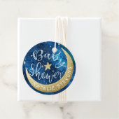 Dromen komen echt uit Moon Stars Baby shower Bedankjes Labels (In situ)