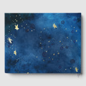 Dromen komen echt uit Moon Stars Baby shower Gastenboek (Achterkant)