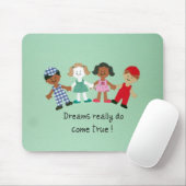 Dromen komen echt uit! muismat (Met muis)