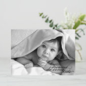 Dromen Komen Uit {Geboorteaankondiging} Aankondiging (Staand voorkant)