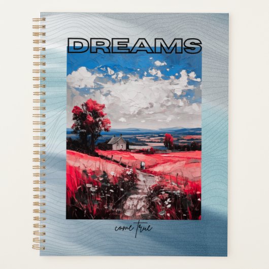 Dromen komen uit notebook planner (Voorkant)