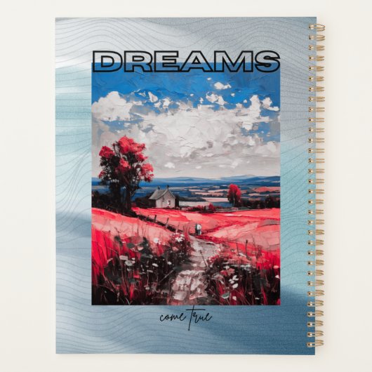 Dromen komen uit notebook planner (Achterkant)