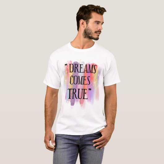 Dromen komen uit t-shirt (Voorkant volledig)