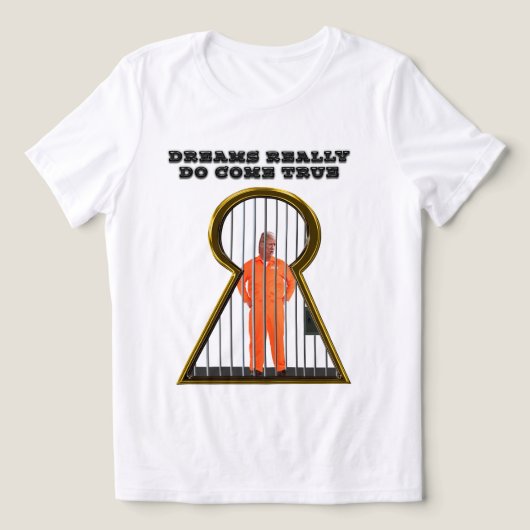Dromen Komen Uit  Tri-Blend Shirt (Design voorkant)