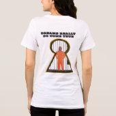 Dromen Komen Uit  Tri-Blend Shirt (Achterkant)