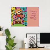 dromen lachen veel meer poster uit. (Thuiskantoor)