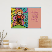 dromen lachen veel meer poster uit. (Keuken)