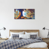 Dromen | Maxfield Parrish | Canvas Afdruk (Insitu (Slaapkamer))