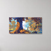 Dromen | Maxfield Parrish | Canvas Afdruk (Voorkant)