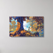 Dromen | Maxfield Parrish | Canvas Afdruk (Voorkant)