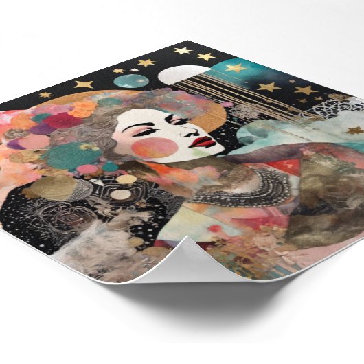 Dromen met sterren poster (Hoek)