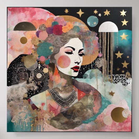 Dromen met sterren poster (Voorkant)