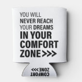 Dromen Motivatie Quote Art Dreams Beroemde Quotes Blikjeskoeler (Achterkant)