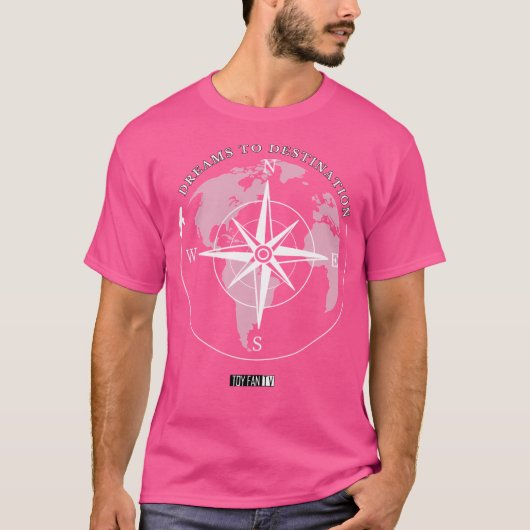Dromen naar bestemmingen t-shirt (Voorkant)