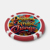 "Dromen naar de realiteit" Poker Chips (Enkel)