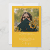 Dromen naar Realiteit Gebogen Foto Geel Gradiënt Aankondiging (Achterkant)