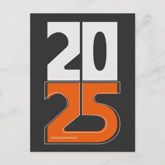 Dromen najagen in 2025 briefkaart (Voorkant)