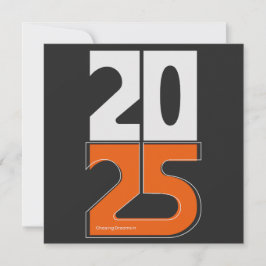 Dromen najagen in 2025 feestdagenkaart