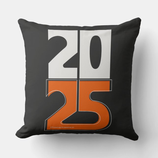 Dromen najagen in 2025 kussen (Voorkant)