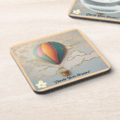 "Dromen nemen vlucht" Bier Onderzetter (Linkerzijde)