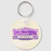 Dromen om gerechten sleutelhanger (Voorkant)