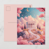Dromen om naar Athene te reizen Briefkaart (Voorkant / Achterkant)