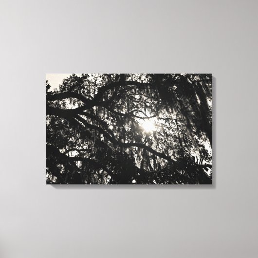 Dromen onder de eikenboom Ingepakte canvas Afdruk (Voorkant)