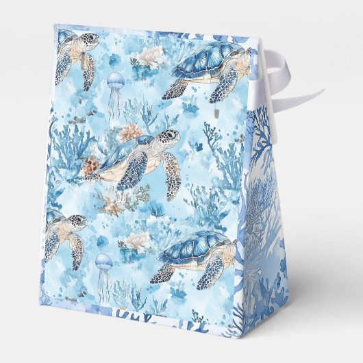 Dromen onder het zee Favoriet Box Bedankdoosjes (Achterkant)