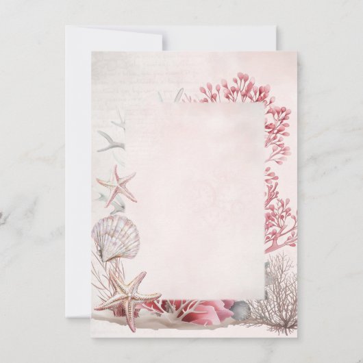 Dromen onder het zee kaart (Achterkant)