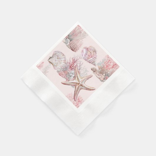 Dromen onder het zee Papieren servet (Hoek)