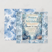 Dromen onder het zee save the date (Voorkant / Achterkant)