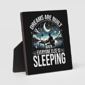 Dromen ontstaan als iedereen slaapt fotoplaat (Voorkant)