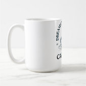 Dromen ontwaken met cafeïne – koffieliefhebber koffiemok (Links)