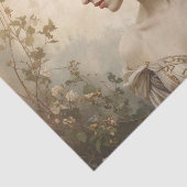 Dromen op bloemen tissuepapier (Detail)